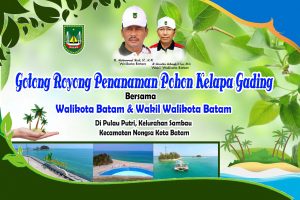 Read more about the article Gotong Royong Penanaman Kelapa Gading