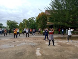 Read more about the article Senam Sehat Pegawai Dinas Perakimtan